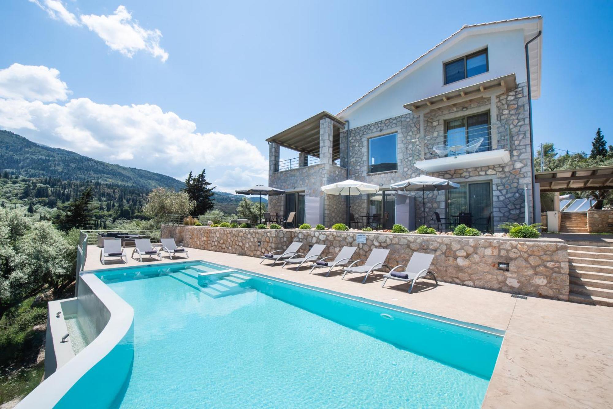 Mylos Mountain Villas- Villa Giorgio Ayios Nikitas Ngoại thất bức ảnh