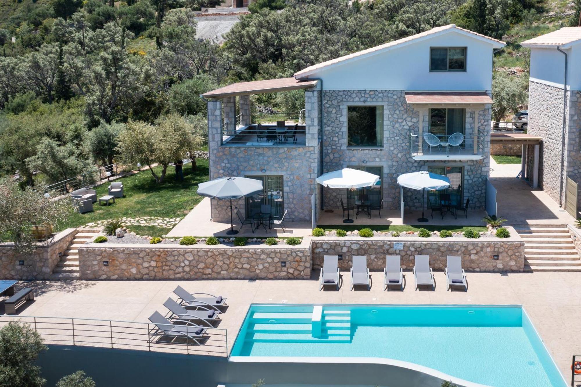 Mylos Mountain Villas- Villa Giorgio Ayios Nikitas Ngoại thất bức ảnh